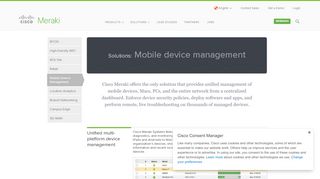 
                            12. Cisco Meraki | Mobile device management