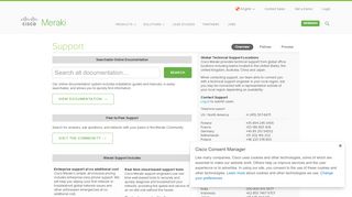 
                            3. Cisco Meraki Support