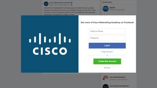 
                            8. Cisco Networking Academy - Facebook