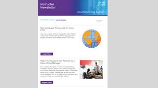 
                            6. Cisco Networking Academy Instructor Newsletter Instructor Newsletter ...