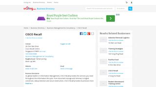 
                            5. CISCO Recall at Cisco Recall Centre - Singapore Business Directory