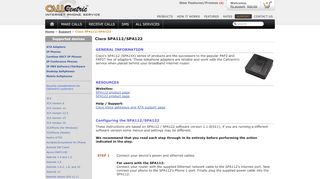 
                            8. Cisco SPA112/SPA122 Configuration and Review - Callcentric