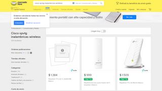
                            13. Cisco Spvtg Inalambricas Wireless - Redes en Mercado Libre Argentina