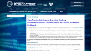 
                            8. Cisco Training - CyberPatriot