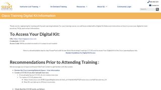 
                            11. Cisco Training Digital Kit Information | Sunset Learning Institute