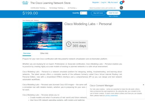 
                            2. Cisco Virtual Internet Routing Lab Personal Edition (VIRL PE) 20 ...