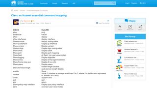 
                            1. Cisco vs Huawei essential command mapping-Fixed Network Info ...