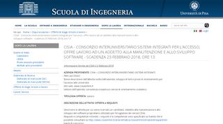 
                            8. CISIA - Scuola di Ingegneria - uniPi