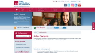 
                            4. CIT - Cork Institute of Technology - Online Payments