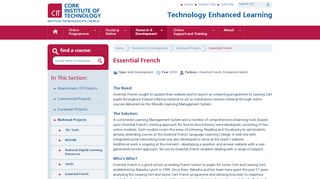 
                            4. CIT Online - Essential French