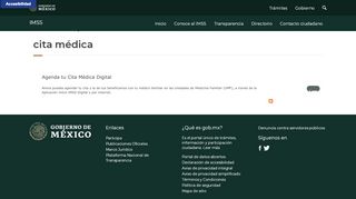 
                            5. Cita Médica - Sitio Web 