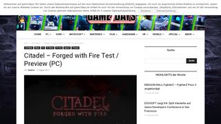 
                            13. Citadel - Forged with Fire Test / Preview (PC) - game7days