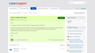 
                            13. Citavi 6 startet nicht mehr - Citavi Support