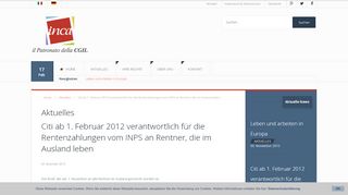 
                            5. Citi ab 1. Februar 2012 verantwortlich für die Rentenzahlungen vom ...