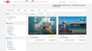 
                            12. Citi Bank Flight and Hotels Offers - Find best deals, Coupons and ...