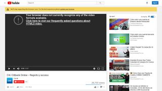 
                            9. Citi: Citibank Online -- Registro y acceso - YouTube