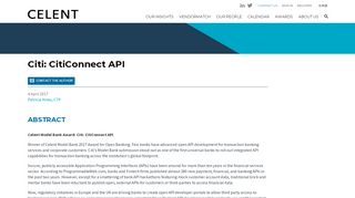 
                            12. Citi: CitiConnect API | Celent