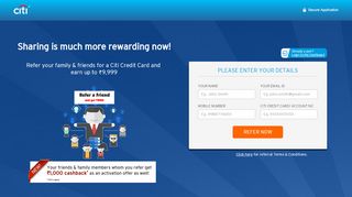 
                            5. Citi Credit Card - Referral Program