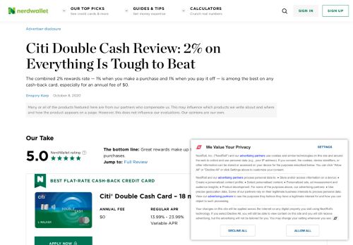 
                            10. Citi Double Cash Review: 2% on Everything Is Tough to Beat ...