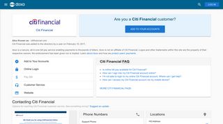 
                            3. Citi Financial: Login, Bill Pay, Customer Service and Care Sign-In