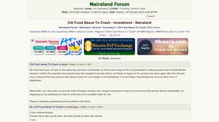 
                            9. Citi Fund About To Crash - Investment - Nigeria - Nairaland Forum