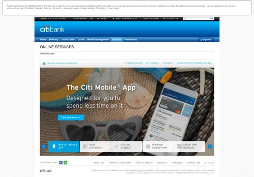 
                            4. Citi Online Service Statement – Citibank Thailand