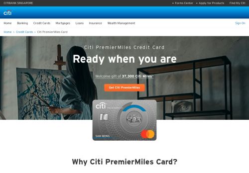 
                            7. Citi PremierMiles Visa Card - Air Miles Credit Card with Travel ...