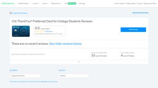 
                            12. Citi ThankYou® Preferred Card for College Students - Credit Karma