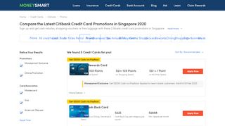 
                            11. Citibank Credit Card Promotions Singapore 2019 | MoneySmart.sg