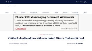 
                            8. Citibank doubles down with new linked Diners Club credit card ...