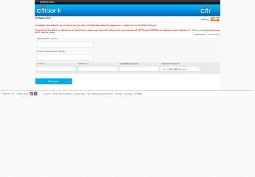 
                            13. Citibank EPay - BillDesk