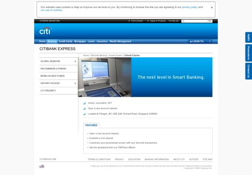 
                            13. Citibank Express - Personal Banking | Smart Banking