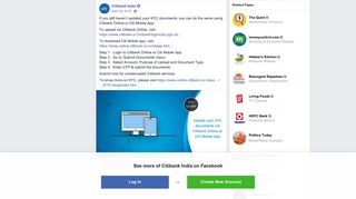 
                            9. Citibank India - If you still haven't updated your KYC... | Facebook