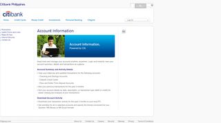 
                            4. Citibank online banking services Philippines