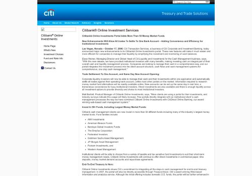 
                            12. Citibank® Online Investment Services - Citigroup