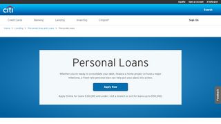 
                            3. Citibank® Personal Loans: Find Competitive Personal Loan Rates ...