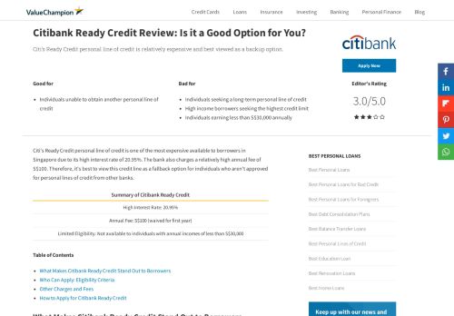 
                            11. Citibank Ready Credit Review: Is it a Good Option for You ...