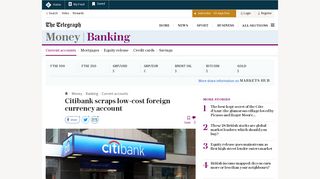 
                            9. Citibank scraps low-cost foreign currency account - The Telegraph