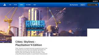 
                            10. Cities: Skylines - PlayStation®4 Edition Game | PS4 - PlayStation