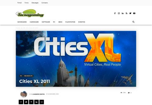
                            11. Cities XL 2011 - TecnoGaming