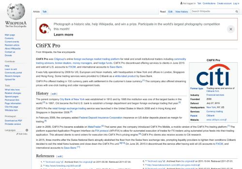 
                            9. CitiFX Pro - Wikipedia