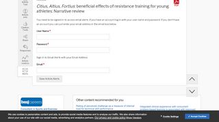 
                            8. Citius, Altius, Fortius: beneficial effects of resistance training for young ...