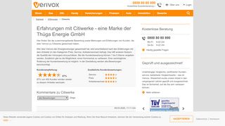 
                            5. Citiwerke: Meinungen, Erfahrungen, Bewertungen - Verivox