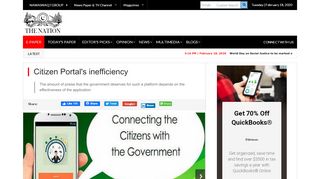 
                            12. Citizen Portal's inefficiency - The Nation