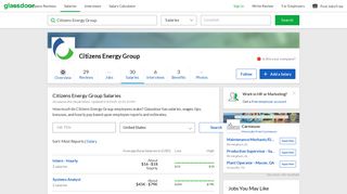 
                            6. Citizens Energy Group Salary Ranges by Job Title | Glassdoor