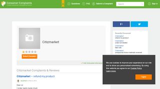 
                            3. Citizmarket - Consumer Complaints Forum