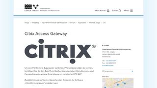 
                            9. Citrix Access Gateway - Kanton Aargau