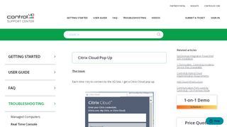 
                            8. Citrix Cloud Pop Up – Knowledge Center