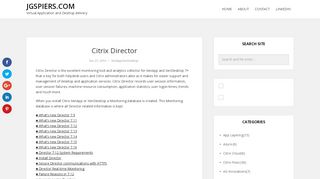 
                            9. Citrix Director – JGSpiers.com