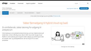 
                            4. Citrix Gateway – netværksgateway med sikker fjernadgang – Citrix